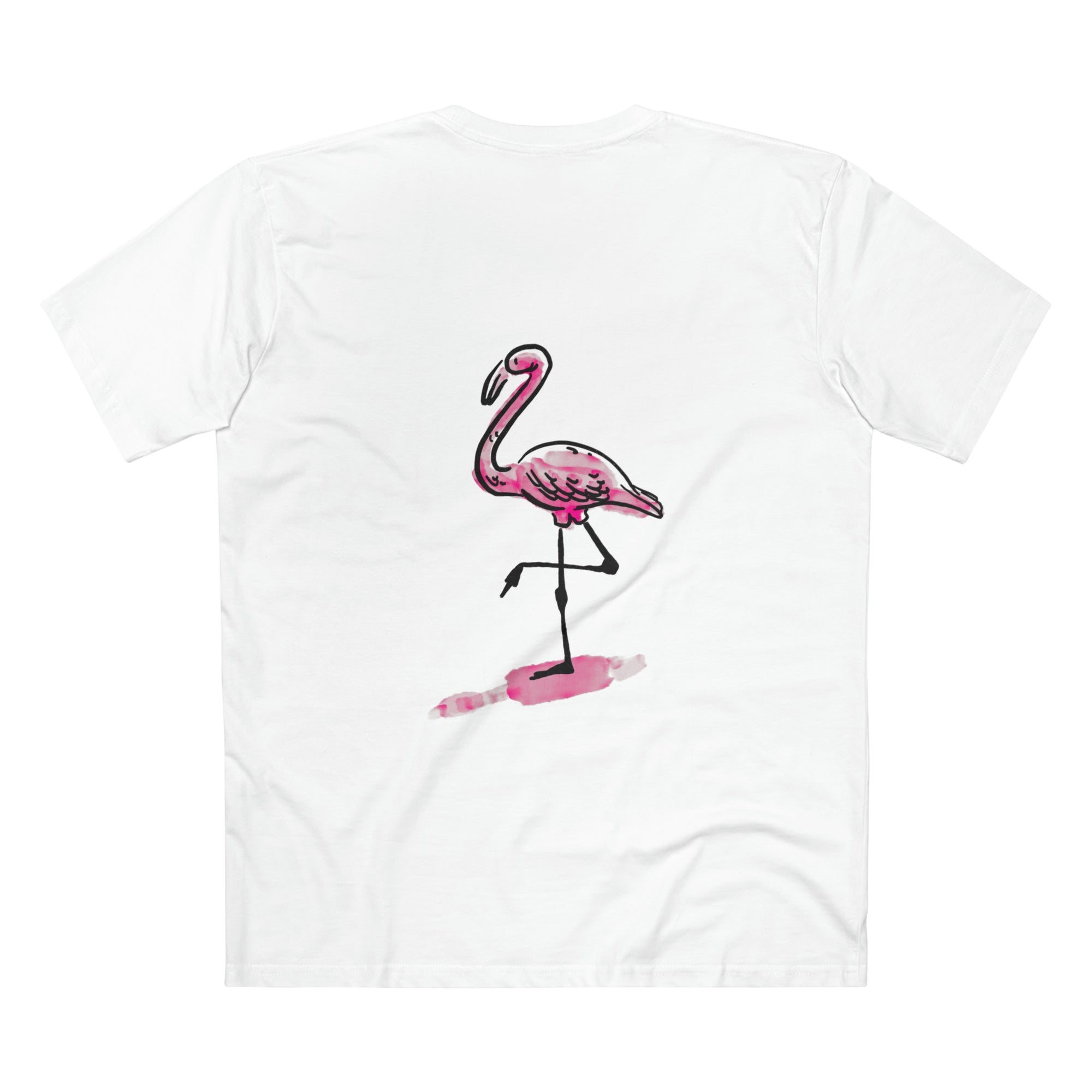 Pink Flamingo Tupe Aloha Shirt
